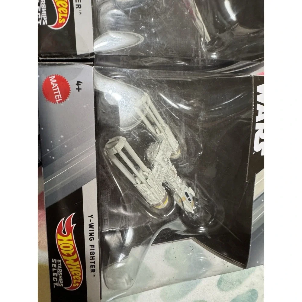 Star Wars Hot Wheels Starships Jedi-starfighter, Y-wing Fighter And A-wi G Fight